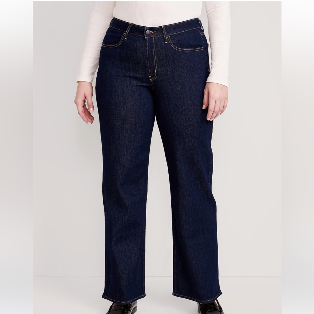 OLD NAVY High-Waisted Wow Wide-Leg Jeans